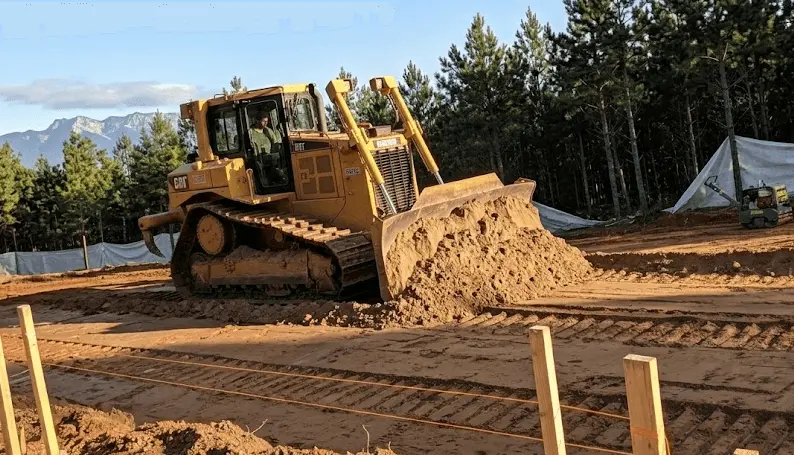 Terrassement terrain chalet Haute-Savoie